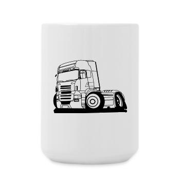 Camion Brummi - Grande tasse 440 ml - blanc - Devant