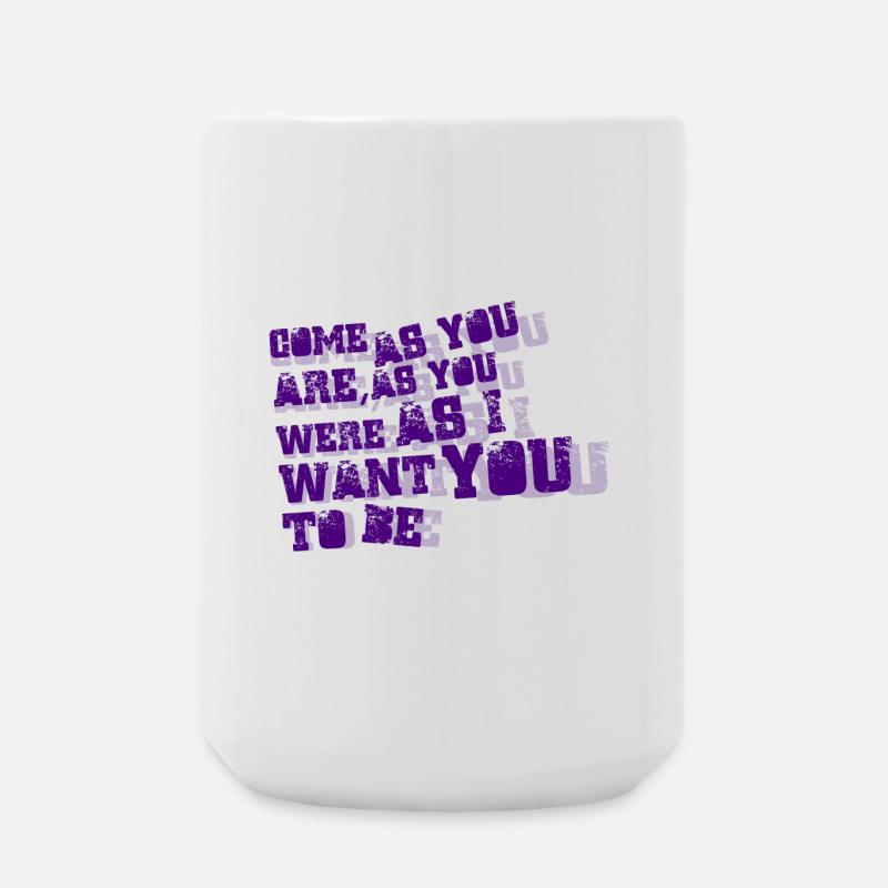 nirvana - come as you are - Large Mug 440 ml - white