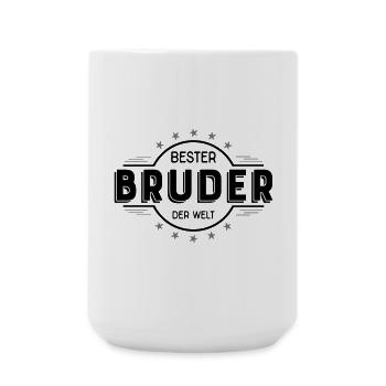 bruder - Große Tasse 440 ml - Weiß - Vorne