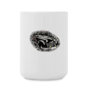 Nostalgic Old American Dream Car - Large Mug 440 ml - white - Front