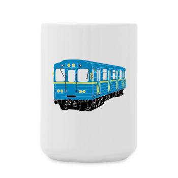 Kyiv metro - Large Mug 440 ml - white - Front