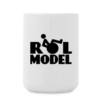 Every wheelchair user is a role model * - Large Mug 440 ml - white - Front
