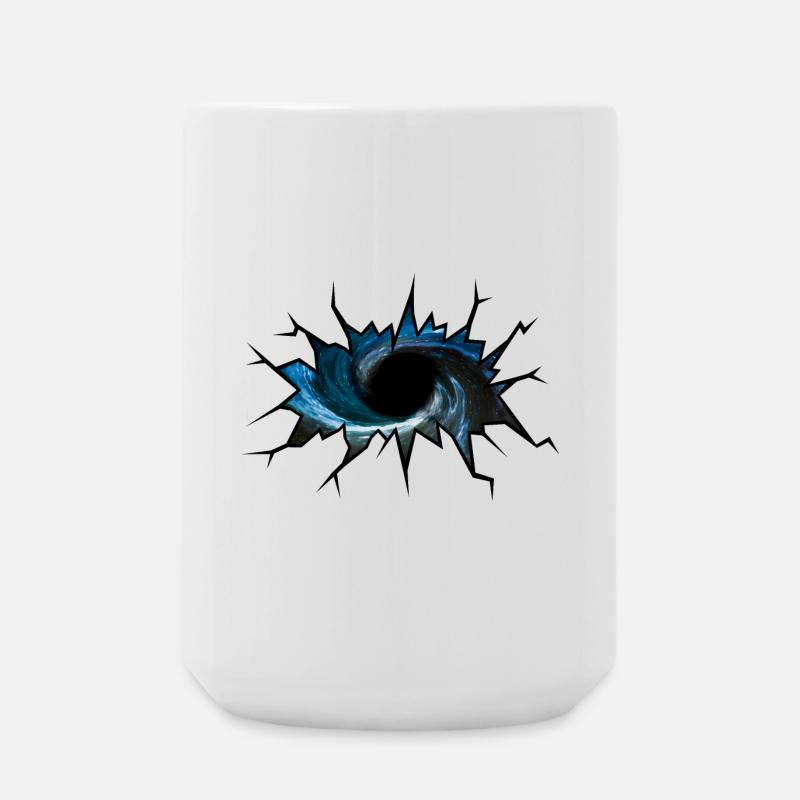 Black hole - Large Mug 440 ml - white