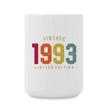 Jahrgang 1993 Limitierte Auflage - Große Tasse 440 ml - Weiß - Vorne
