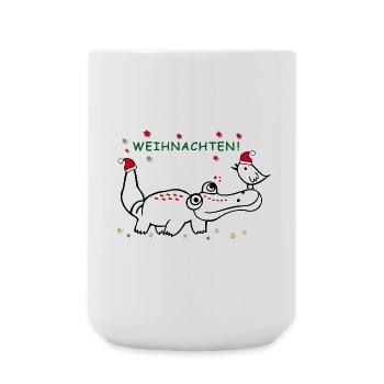 Weihnachten, merry christmas - Große Tasse 440 ml - Weiß - Vorne