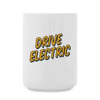 Drive Electric Supercharge - Electric Car Fans - Large Mug 440 ml - white - Front