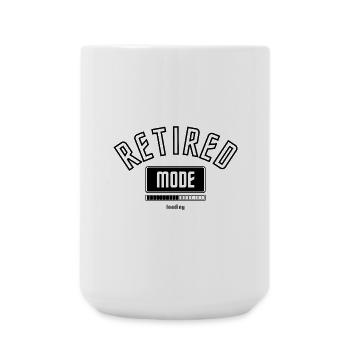 Vorfreude Rentner Modus wird geladen. - Große Tasse 440 ml - Weiß - Vorne