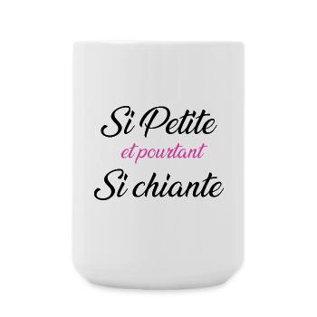 so small and yet so boring - Large Mug 440 ml - white - Front