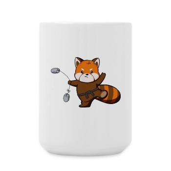 Süßer Panda macht Kung Fu - Große Tasse 440 ml - Weiß - Vorne