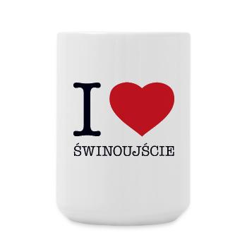 I LOVE SWINOUJSCIE - Large Mug 440 ml - white - Front