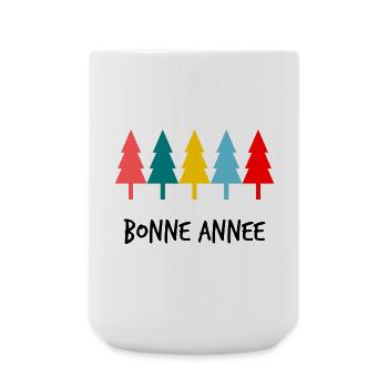 BONNE ANNEE. SAINT SYLVESTRE. MEILLEURS VOEUX - Grande tasse 440 ml - blanc - Devant