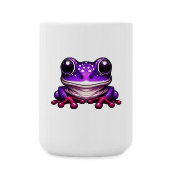Frosch - Große Tasse 440 ml - Weiß - Vorne