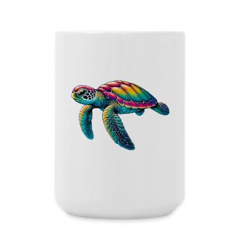 Tortue - Grande tasse 440 ml - blanc - Devant
