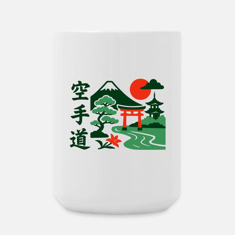 Karate Nature - Large Mug 440 ml - white