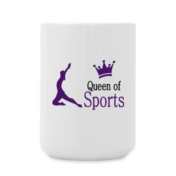 sports - Large Mug 440 ml - white - Front
