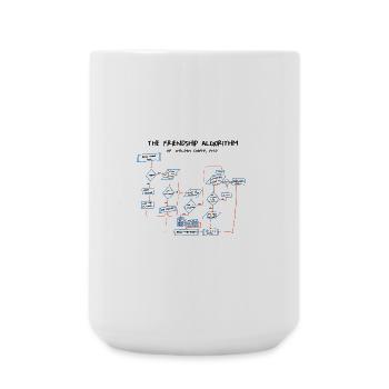 friendship algorithmus - Große Tasse 440 ml - Weiß - Vorne