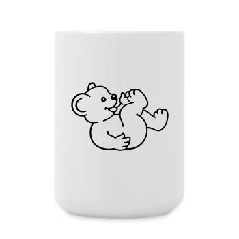 Little Bear (rd) - Große Tasse 440 ml - Weiß - Vorne