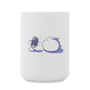 Too hot!! - Large Mug 440 ml - white - Front