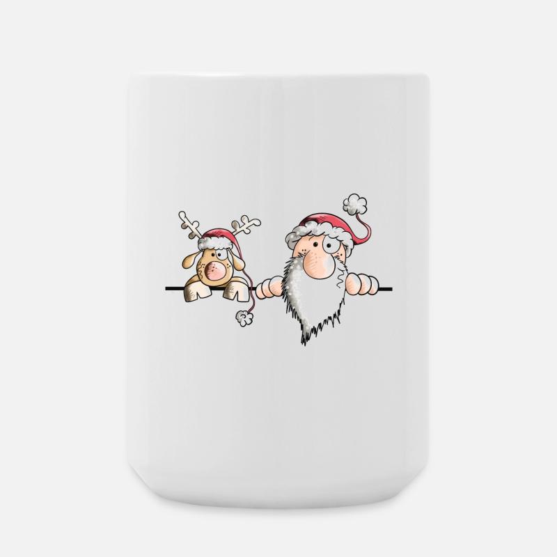 L'équipe de Noël - Grande tasse 440 ml - blanc