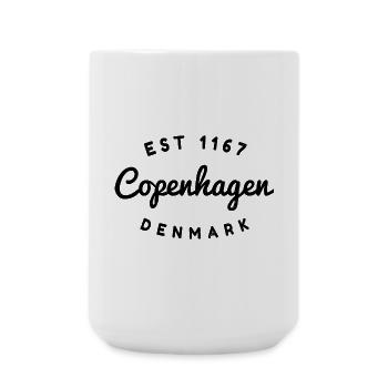 Vintage Copenhagen EST 1167 Design - Große Tasse 440 ml - Weiß - Vorne