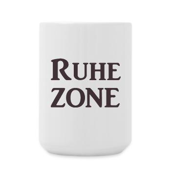 Ruhezone - Große Tasse 440 ml - Weiß - Vorne