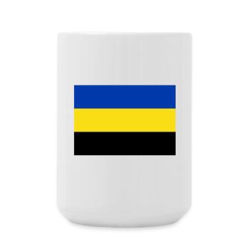 Gelderland flag - Large Mug 440 ml - white - Front