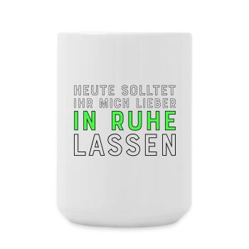 Lustige Sprüche für Kollegen - Große Tasse 440 ml - Weiß - Vorne