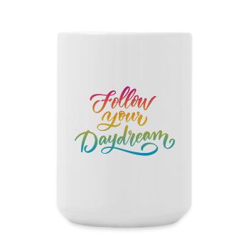 Follow Your Dreams - Large Mug 440 ml - white - Front