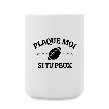 rugby, rugby sport, rugby humour - Grande tasse 440 ml - blanc - Devant