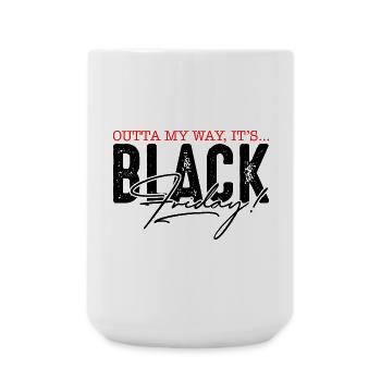 Hors de mon chemin, c’est l’heure de partir - Grande tasse 440 ml - blanc - Devant