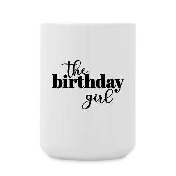 The Birthday Girl - Large Mug 440 ml - white - Front