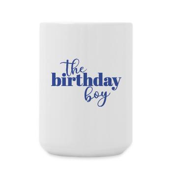 Le garçon d’anniversaire - Grande tasse 440 ml - blanc - Devant