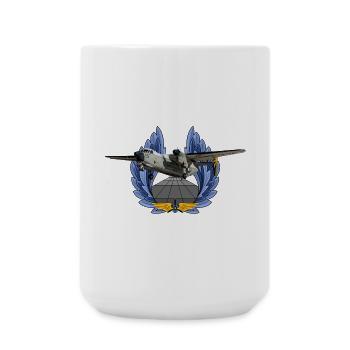 C-2A - Large Mug 440 ml - white - Front