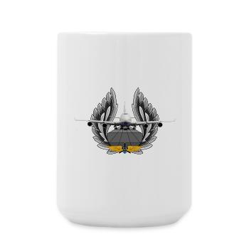 B 747 - Große Tasse 440 ml - Weiß - Vorne