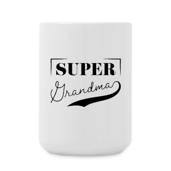 Super grand-mère - Grande tasse 440 ml - blanc - Devant