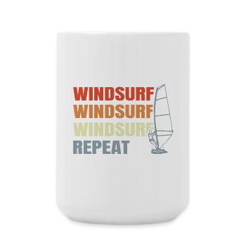 Windsurfing Vintage Look - Large Mug 440 ml - white - Front