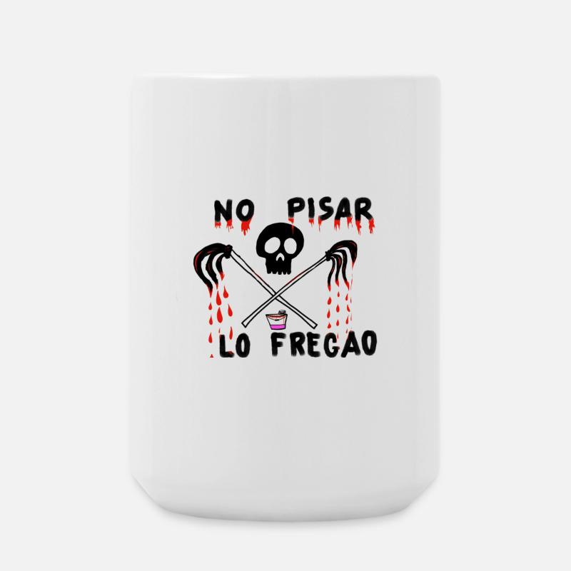 Halloween mit Humor - Große Tasse 440 ml - Weiß
