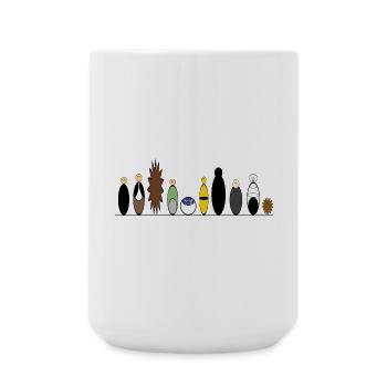 Return Crew - Große Tasse 440 ml - Weiß - Vorne