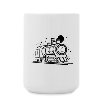 Locomotive Graphics - Large Mug 440 ml - white - Front