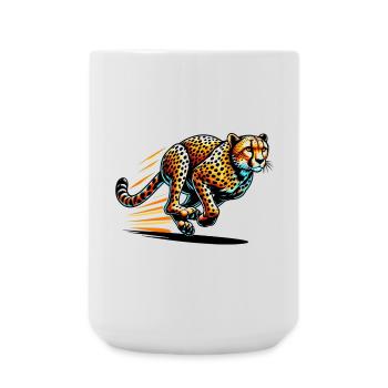 Cheetah - Large Mug 440 ml - white - Front