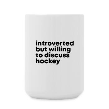 Hockey - Large Mug 440 ml - white - Front