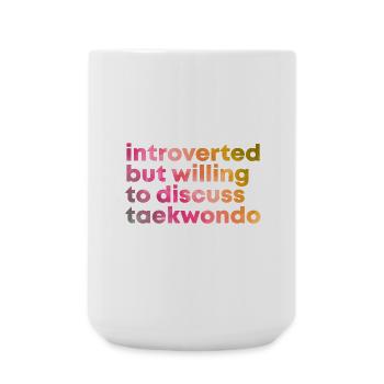 Taekwondo - Large Mug 440 ml - white - Front