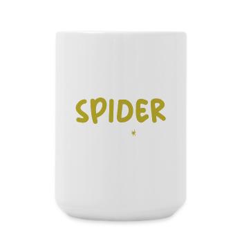 I think i spider - Große Tasse 440 ml - Weiß - Vorne