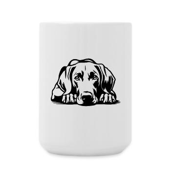 Weimaraner - Grande tasse 440 ml - blanc - Devant