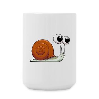 Snail - Large Mug 440 ml - white - Front