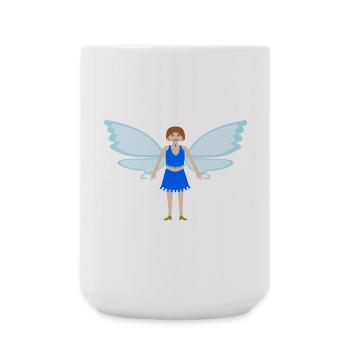 Bluebell Flower Fairy Fantasy Art - Large Mug 440 ml - white - Front
