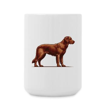 Chesapeake Bay Retriever - Große Tasse 440 ml - Weiß - Vorne