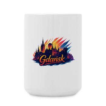 Gdansk Gdańsk City Poland Gift - Large Mug 440 ml - white - Front