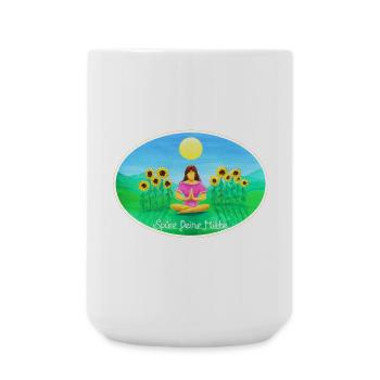 Gleichklang - August 2025 - Sonja Ariel von Staden - Large Mug 440 ml - white - Front