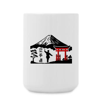 Karate Nature - Large Mug 440 ml - white - Front
